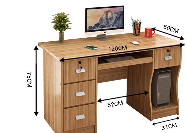 Modern Home Computer Desk Executive Boss Indoor Study Office Table